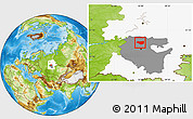 Physical Location Map of Mishkinskiy, highlighted parent region, highlighted grandparent region