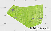 Physical Map of Mishkinskiy, single color outside