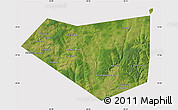 Satellite Map of Mishkinskiy, cropped outside