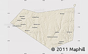Shaded Relief Map of Mishkinskiy, cropped outside