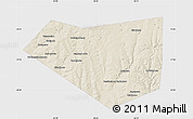 Shaded Relief Map of Mishkinskiy, single color outside