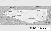 Gray Panoramic Map of Mishkinskiy