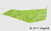 Physical Panoramic Map of Mishkinskiy, cropped outside