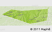 Physical Panoramic Map of Mishkinskiy, lighten