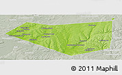 Physical Panoramic Map of Mishkinskiy, lighten, semi-desaturated