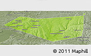 Physical Panoramic Map of Mishkinskiy, semi-desaturated