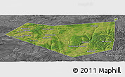 Satellite Panoramic Map of Mishkinskiy, desaturated