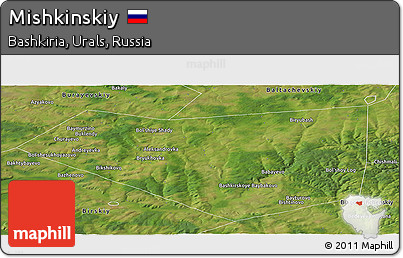 Satellite Panoramic Map of Mishkinskiy