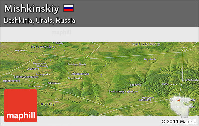 Satellite Panoramic Map of Mishkinskiy