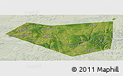 Satellite Panoramic Map of Mishkinskiy, lighten