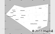 Gray Simple Map of Mishkinskiy, single color outside
