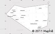 Silver Style Simple Map of Mishkinskiy, cropped outside