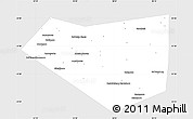 Silver Style Simple Map of Mishkinskiy, single color outside
