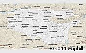 Classic Style Panoramic Map of Bashkiria