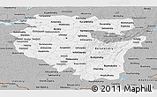 Gray Panoramic Map of Bashkiria