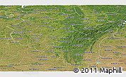 Satellite Panoramic Map of Bashkiria