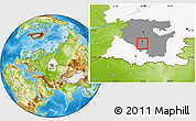 Physical Location Map of Salavat, highlighted parent region, highlighted grandparent region