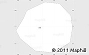 Silver Style Simple Map of Salavat
