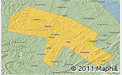 Savanna Style 3D Map of Salavatskiy