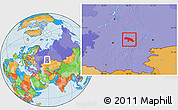Political Location Map of Salavatskiy