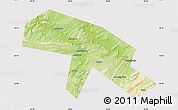 Physical Map of Salavatskiy, cropped outside