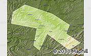 Physical Map of Salavatskiy, darken