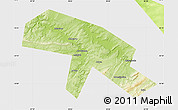 Physical Map of Salavatskiy, single color outside
