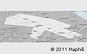 Gray Panoramic Map of Salavatskiy