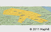 Savanna Style Panoramic Map of Salavatskiy