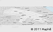 Silver Style Panoramic Map of Salavatskiy
