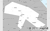 Gray Simple Map of Salavatskiy