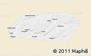 Classic Style 3D Map of Sharanskiy, single color outside