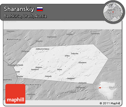 Gray 3D Map of Sharanskiy