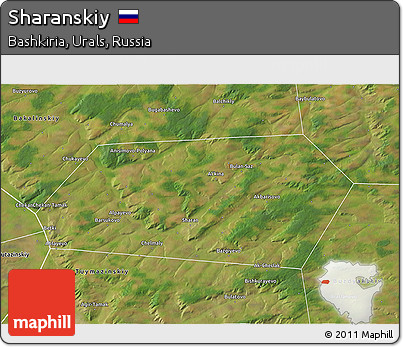 Satellite 3D Map of Sharanskiy