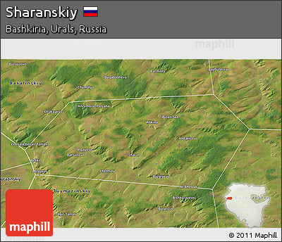 Satellite 3D Map of Sharanskiy