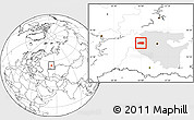 Blank Location Map of Sharanskiy, highlighted parent region