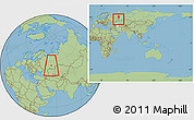 Savanna Style Location Map of Sharanskiy, within the entire country
