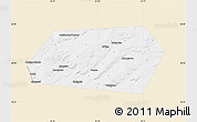 Classic Style Map of Sharanskiy, single color outside