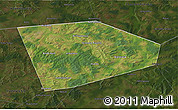 Satellite 3D Map of Tatyshlinskiy, darken