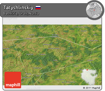 Satellite 3D Map of Tatyshlinskiy