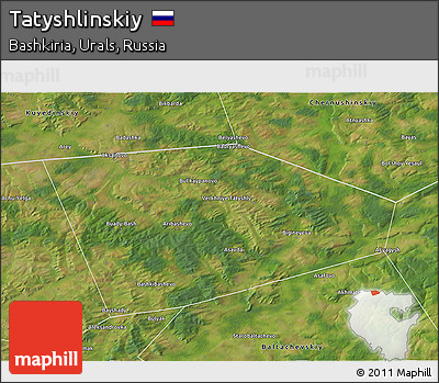 Satellite 3D Map of Tatyshlinskiy