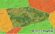 Satellite 3D Map of Tatyshlinskiy, political outside