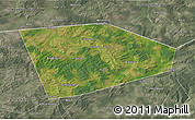 Satellite 3D Map of Tatyshlinskiy, semi-desaturated