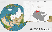 Satellite Location Map of Tatyshlinskiy, highlighted country, highlighted parent region