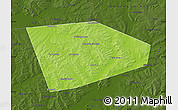 Physical Map of Tatyshlinskiy, darken
