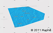 Political Map of Tatyshlinskiy, cropped outside