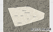 Shaded Relief Map of Tatyshlinskiy, darken