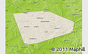 Shaded Relief Map of Tatyshlinskiy, physical outside