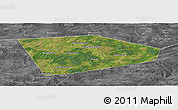 Satellite Panoramic Map of Tatyshlinskiy, desaturated
