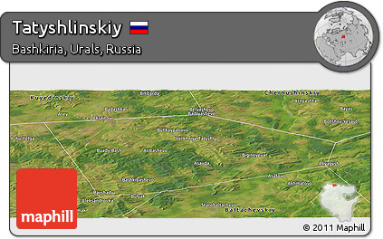Satellite Panoramic Map of Tatyshlinskiy